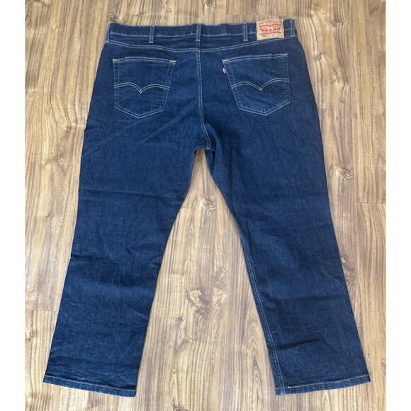Levis 541 Jeans Mens Sz 44x29 Dark Wash Straight Denim‎ Cotton Blend - Picture 2 of 7